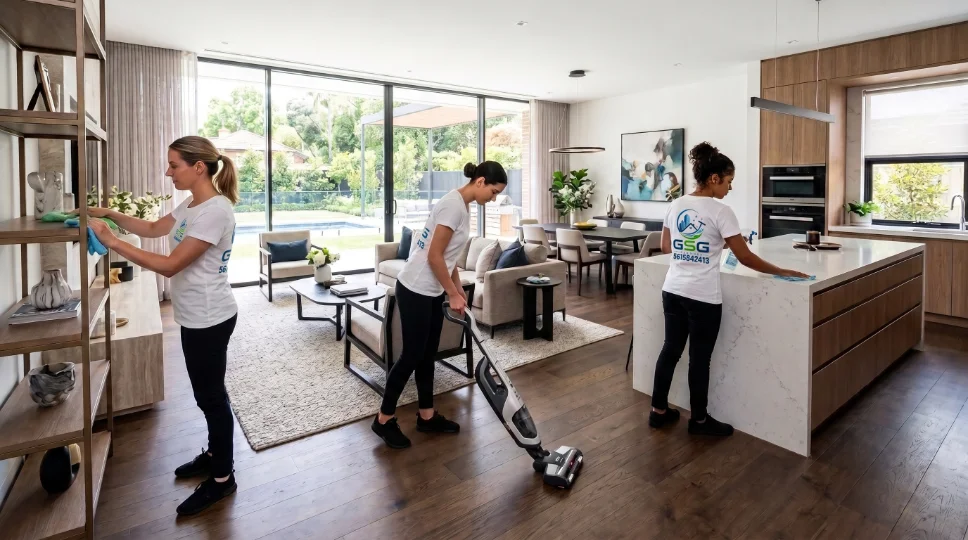 GSG crew cleaning a home